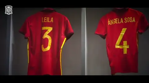 Las jugadoras de la Selección Absoluta española llevarán sus nombres en las camisetas Las jugadoras de la Selección Absoluta española llevarán sus nombres en las camisetas