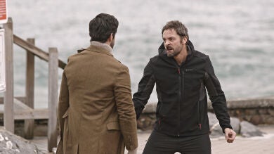 Joseba y Jon se enzarzan en una pelea: 