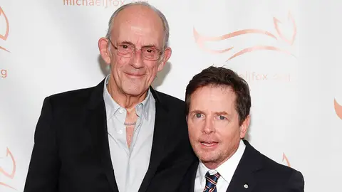 Christopher Lloyd y Michael J. Fox Christopher Lloyd y Michael J. Fox