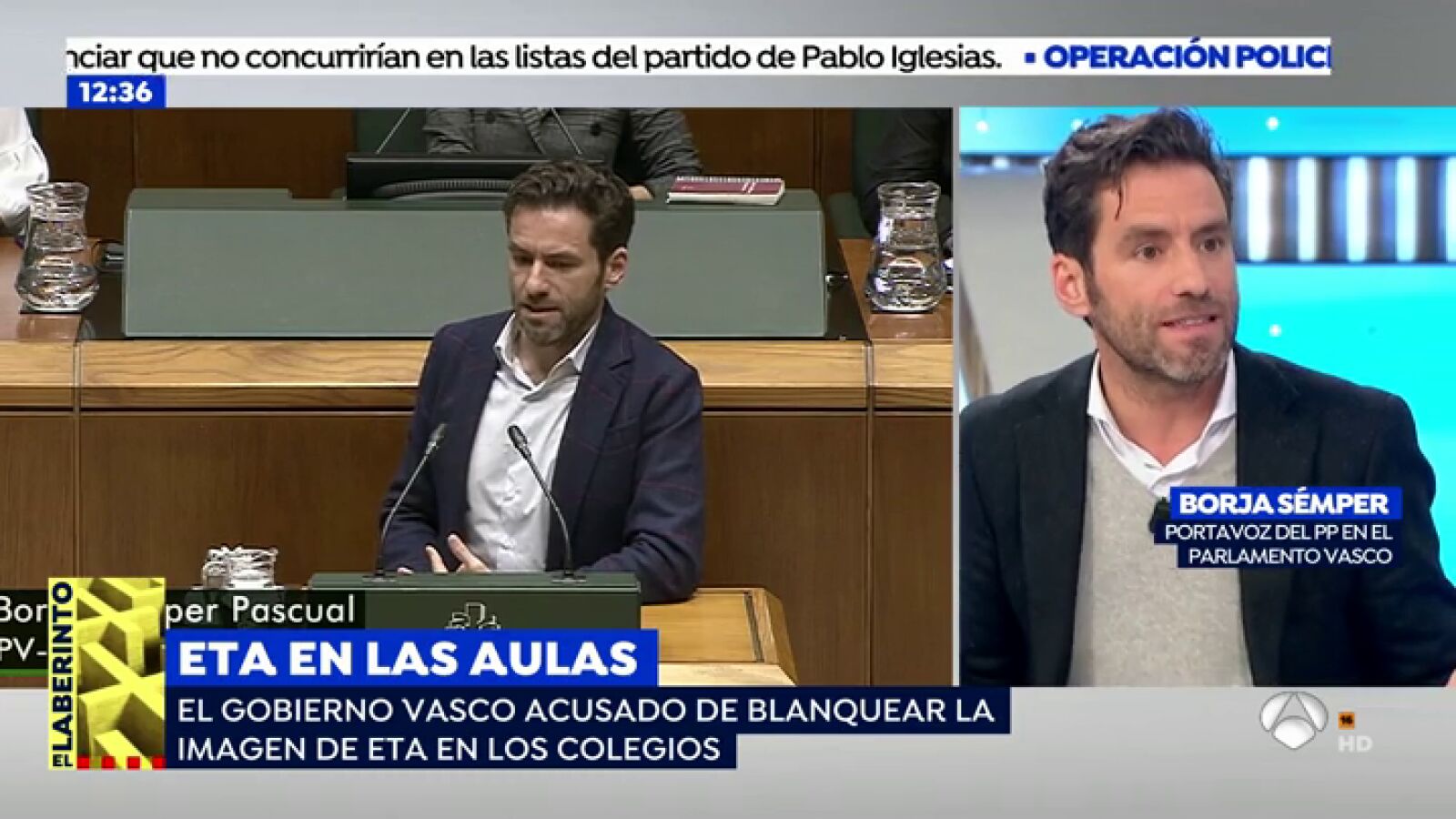 El Colectivo de Víctimas del Terrorismo denuncia al Gobierno Vasco por enseñar a sus alumnos que la violencia de ETA 
