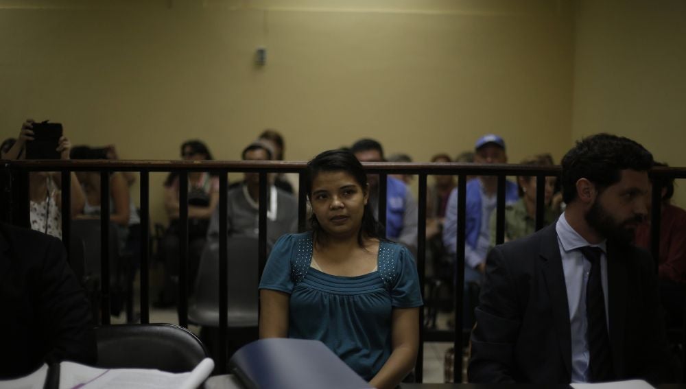 La joven salvadoreña Imelda Cortez, acusada de intentar abortar a una niña