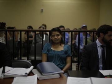 La joven salvadoreña Imelda Cortez, acusada de intentar abortar a una niña