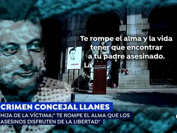 Las primeras declaraciones de la hija del concejal asesinado en Llanes: "Antes de hablar de mi padre lávense la boca, a ver si el veneno y el odio que llevan dentro se les compensa" Las primeras declaraciones de la hija del concejal asesinado en Llanes: "Antes de hablar de mi padre lávense la boca, a ver si el veneno y el odio que llevan dentro se les compensa"