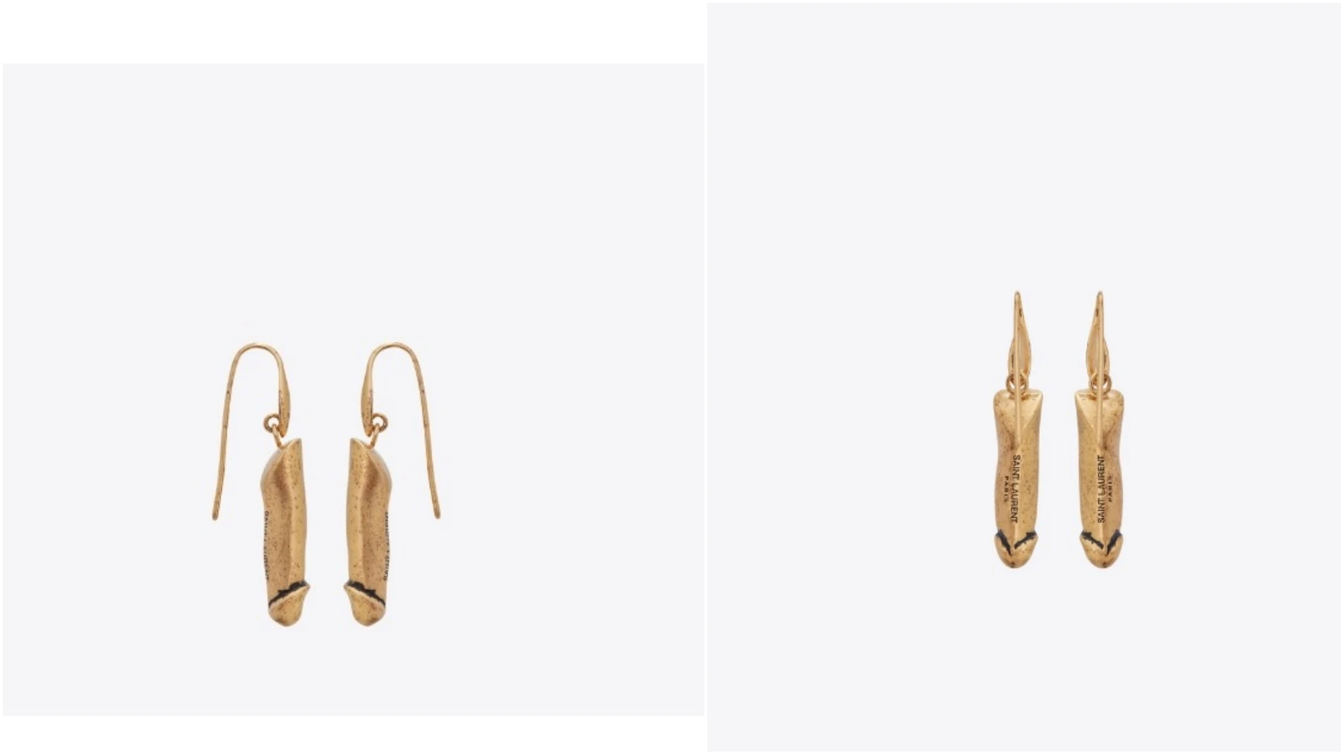 Los pendientes con forma de pene Los pendientes con forma de pene