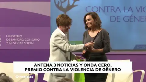 Antena 3 Noticias y Onda Cero, premio de 'Periodismo contra la Violencia de Género' Antena 3 Noticias y Onda Cero, premio de 'Periodismo contra la Violencia de Género'
