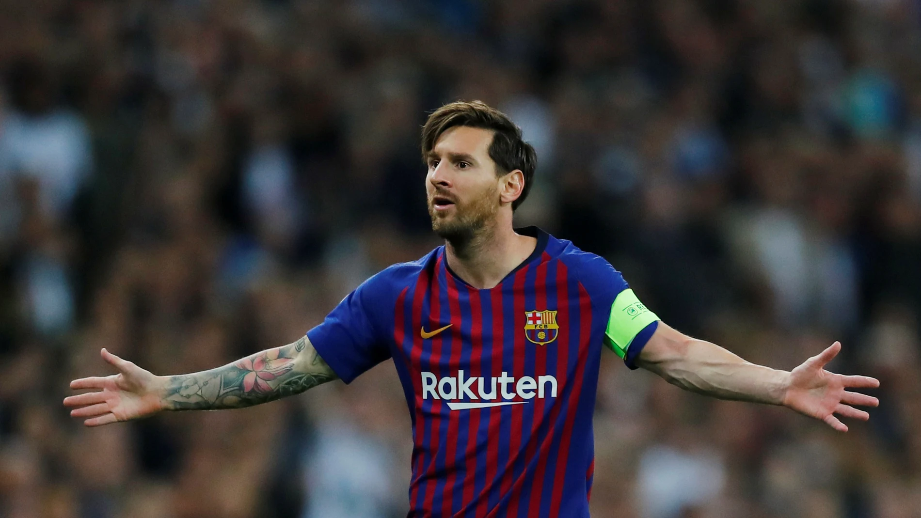 Messi, durante un partido con el Barcelona Messi, durante un partido con el Barcelona