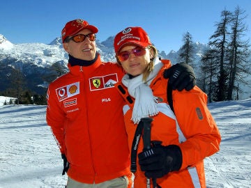 Michael Schumacher, junto a su mujer Corinna