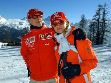 Michael Schumacher, junto a su mujer Corinna Michael Schumacher, junto a su mujer Corinna