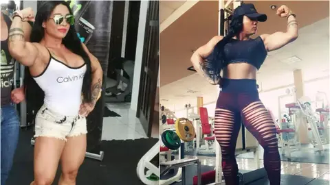 La fisioculturista Leyla Evans La fisioculturista Leyla Evans