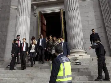 El Congreso interrumpe el pleno por un simulacro de emergencia El Congreso interrumpe el pleno por un simulacro de emergencia