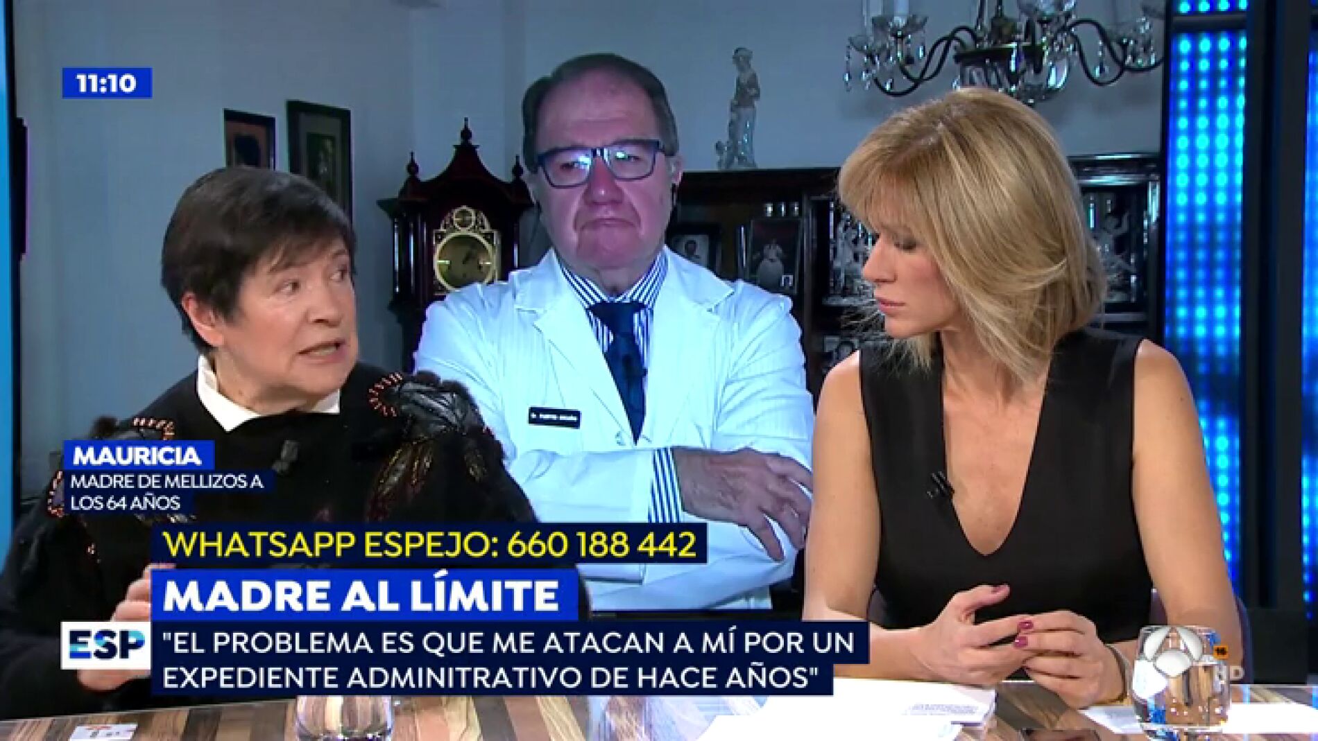 Mauricia, de 64 a&ntilde;os, considerada no apta para cuidar de sus mellizos.