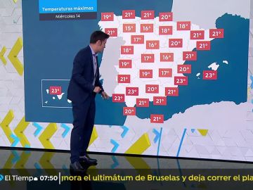 Se esperan temperaturas en aumento en Galicia y en descenso en el sureste peninsular