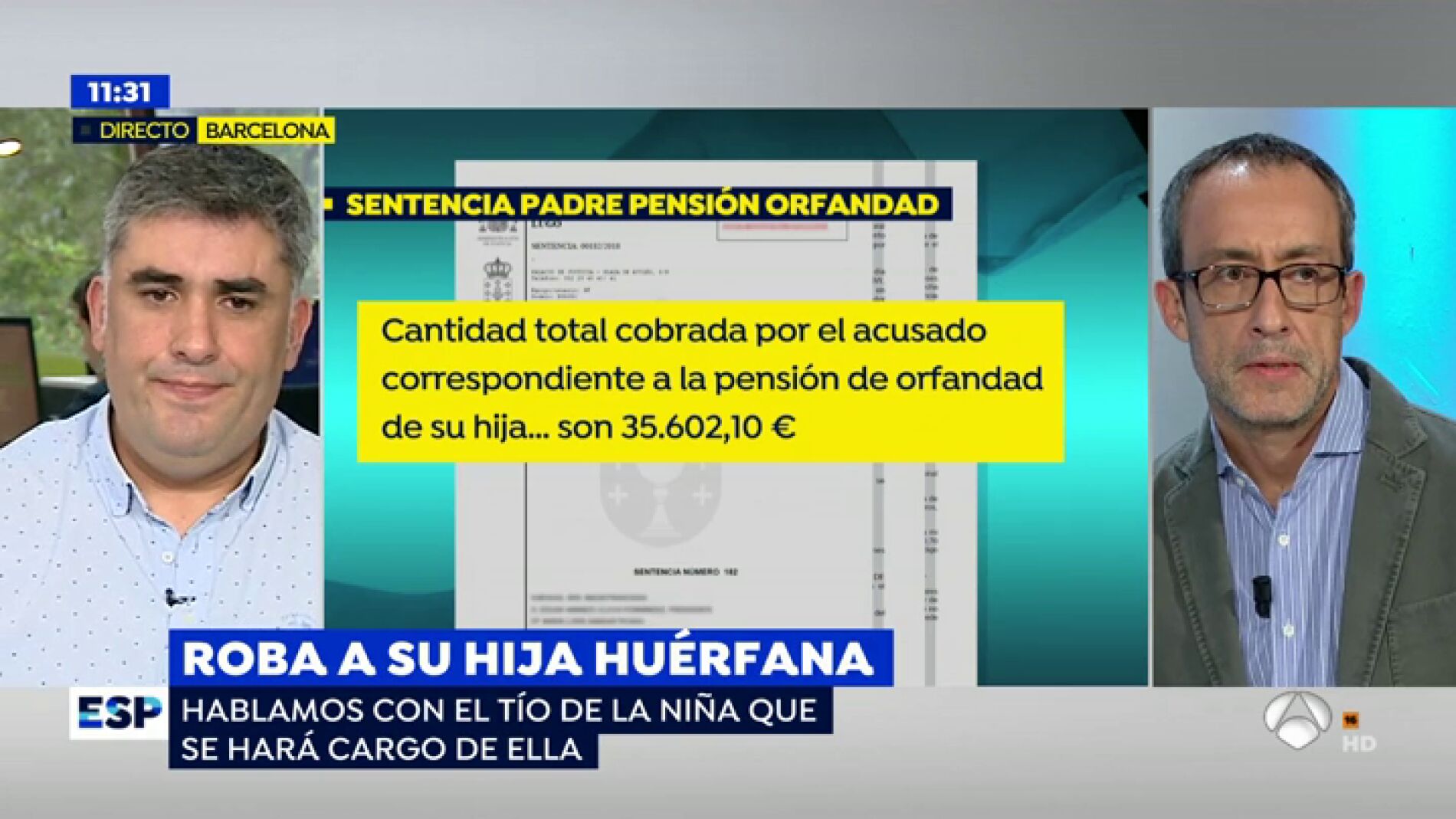 Condenado a 3 a&ntilde;os de prisi&oacute;n por robar la pensi&oacute;n de orfandad a su hija sin haberse encargado de su cuidado y educaci&oacute;n durante toda su vida