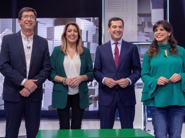 Debate entre PP, PSOE, C's y Adelante Andalucía. 