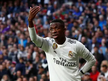 Vinicius, durante un partido con el Real Madrid Vinicius, durante un partido con el Real Madrid