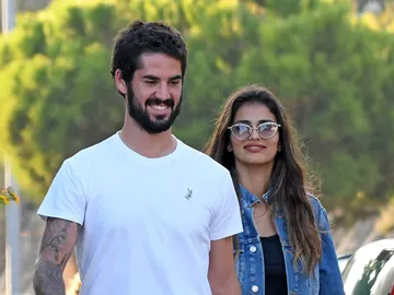 Isco Alarcón y Sara Sálamo Isco Alarcón y Sara Sálamo