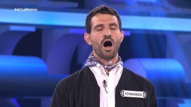 El grito del concursante central, a un oponente de conseguir el gran premio