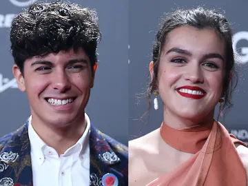 Alfred y Amaia posaron por separado en la gala 'People in Red' Alfred y Amaia posaron por separado en la gala 'People in Red'