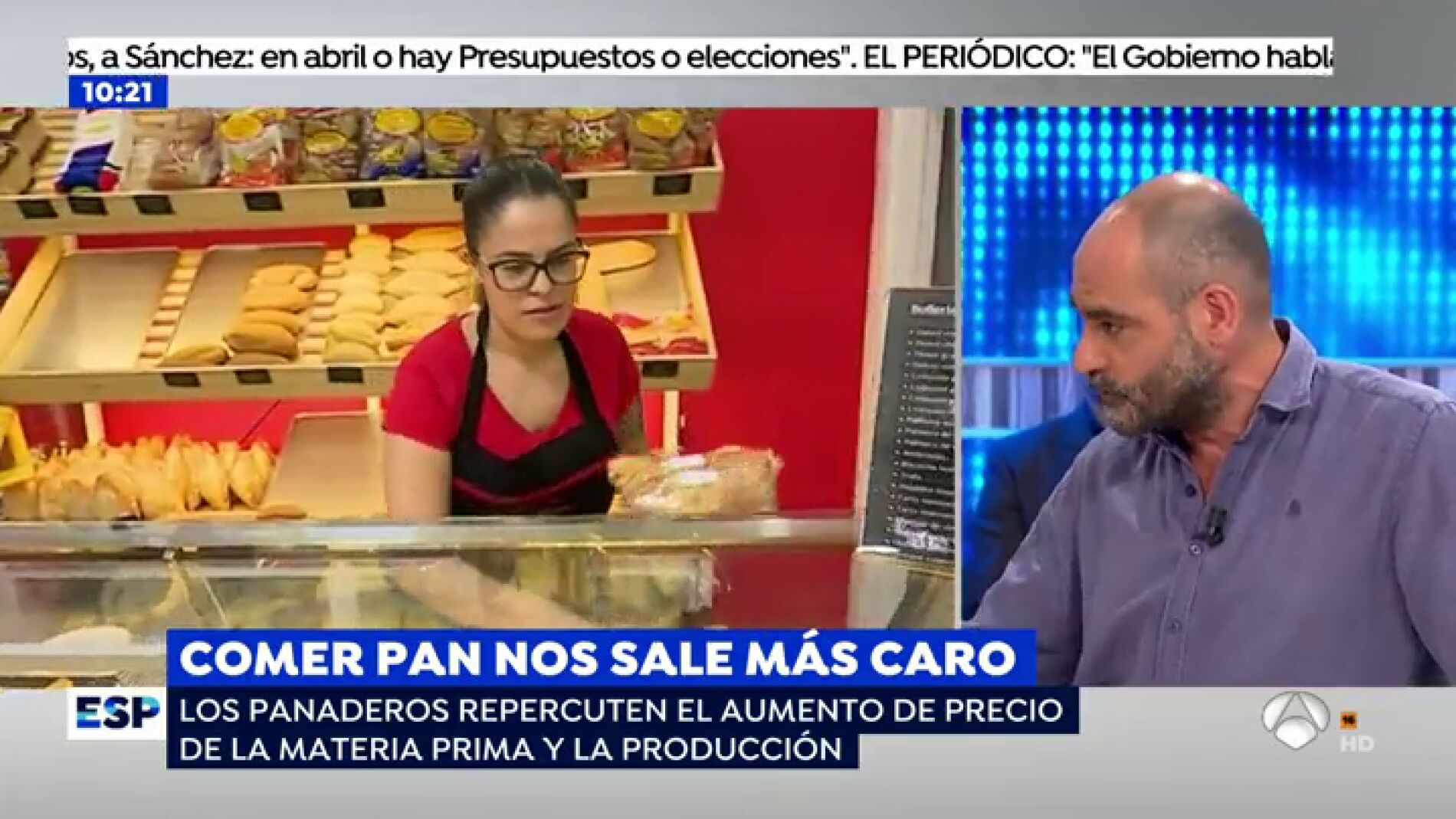 Aumenta el precio del pan.