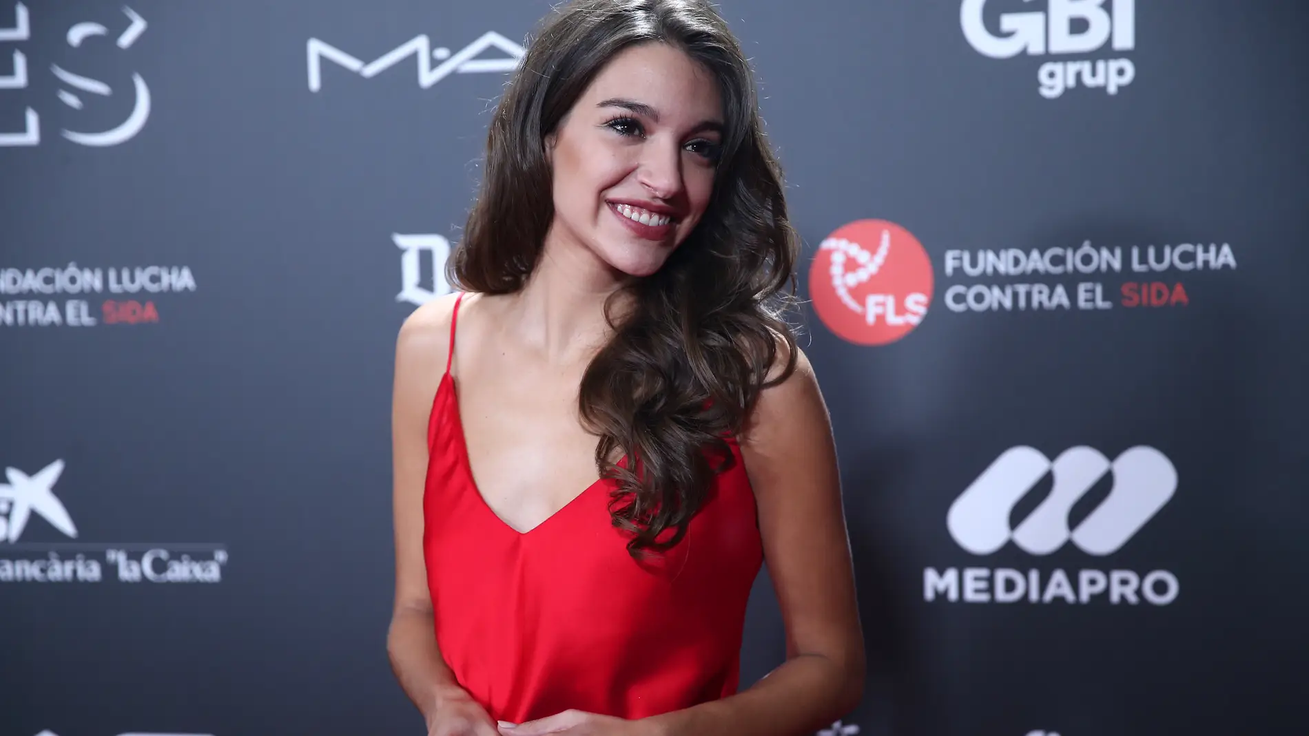 Ana Guerra durante la gala 'People in Red' 