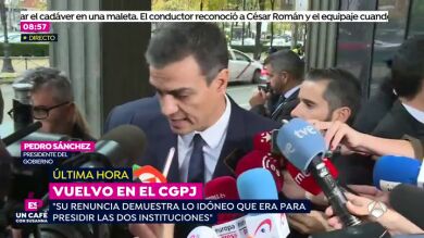 Pedro Sánchez culpa al PP de la renuncia de Marchena: 