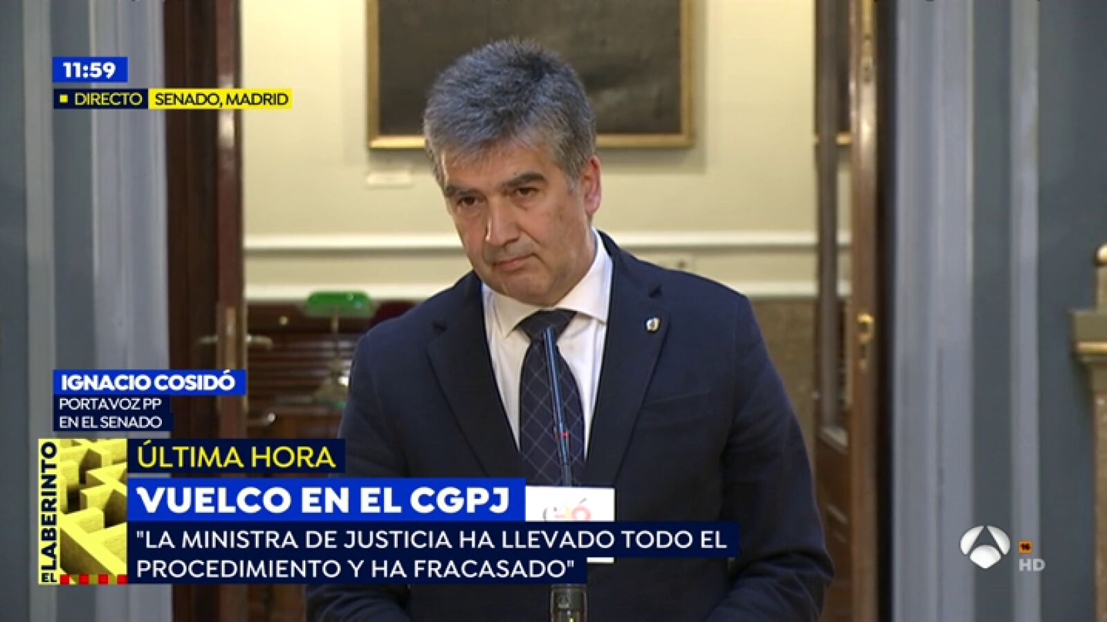 Cosidó no se plantea dimitir y asegura que se siente respaldado por Pablo Casado
