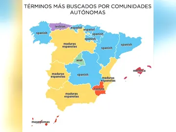 El mapa de porno en España: qué se busca, desde dónde y cuánto tiempo se consume El mapa de porno en España: qué se busca, desde dónde y cuánto tiempo se consume