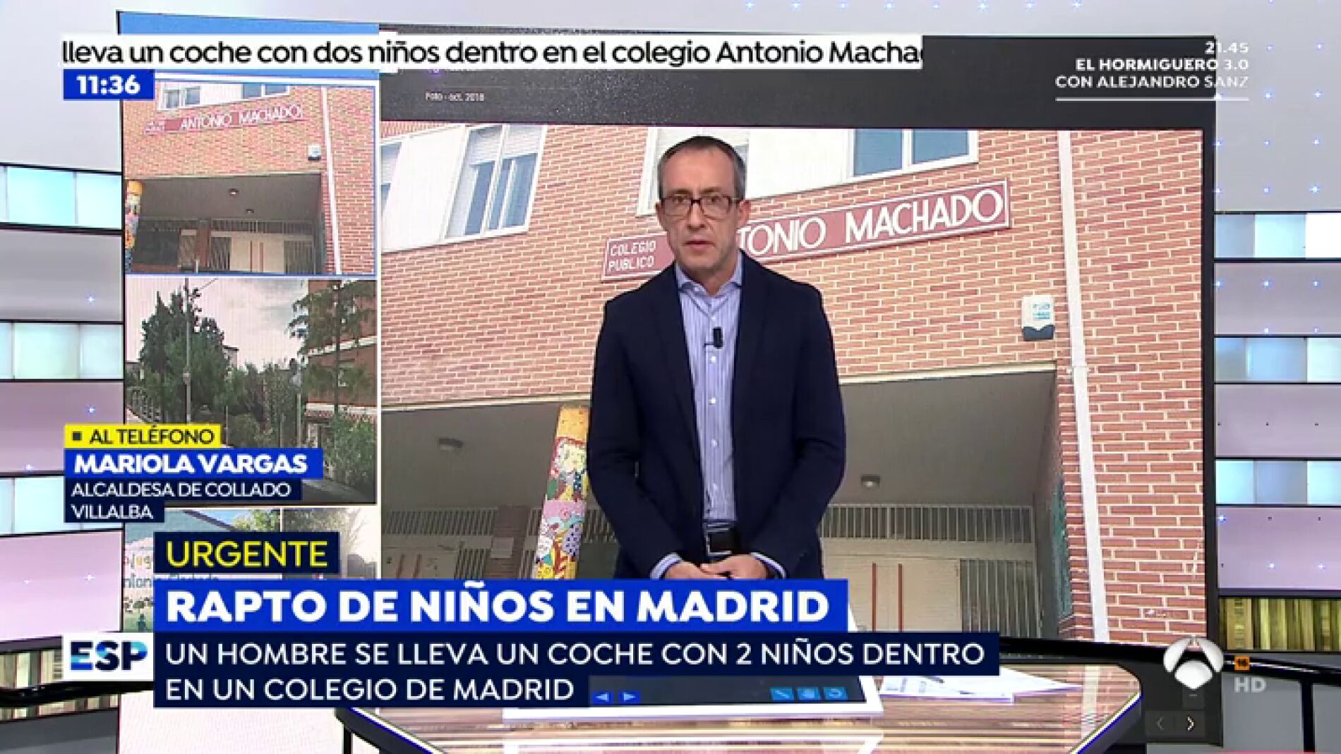 Aparece el beb&eacute; raptado en Collado Villalba (Madrid).