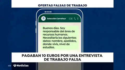 Desarticulado en Barcelona un grupo de estafadores que cobraban por hacer entrevistas de trabajo falsas Desarticulado en Barcelona un grupo de estafadores que cobraban por hacer entrevistas de trabajo falsas