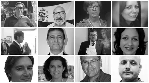 Los 12 diputados de Vox de Andalucía Los 12 diputados de Vox de Andalucía