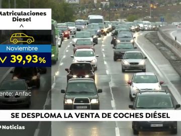 La venta de coches diésel continúa cayendo: en noviembre se han vendido un 40% menos La venta de coches diésel continúa cayendo: en noviembre se han vendido un 40% menos