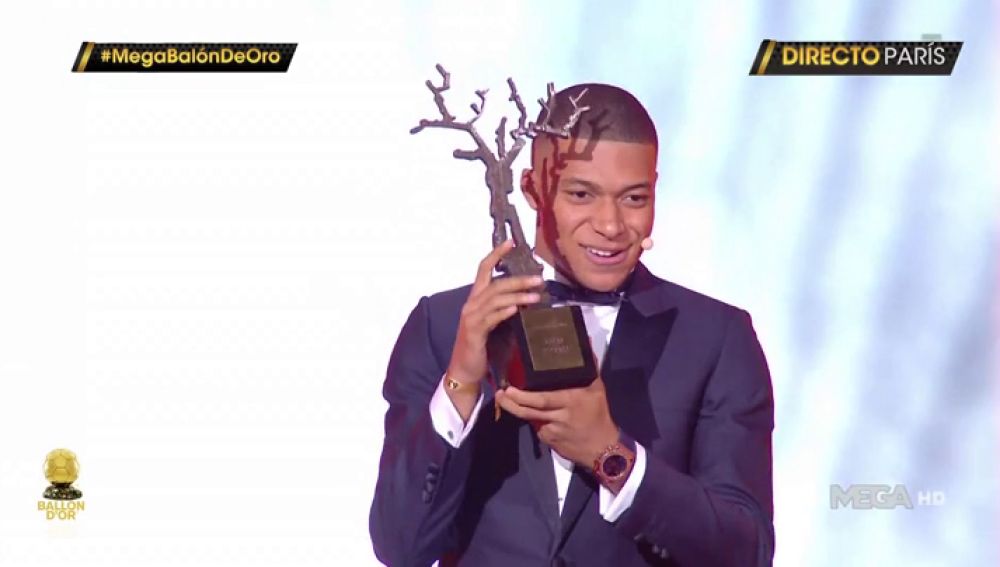 Mbappé gana el trofeo Kopa a mejor jugador joven del mundo