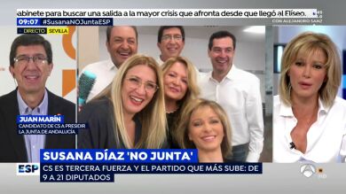 La foto premonitoria de Juanma Moreno y Juan Marín sobre el resultado de las elecciones andaluzas