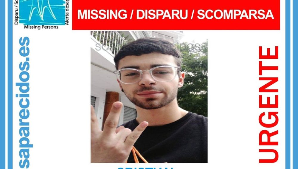 Joven desaparecido en Cortijos Nuevos (Jaén)
