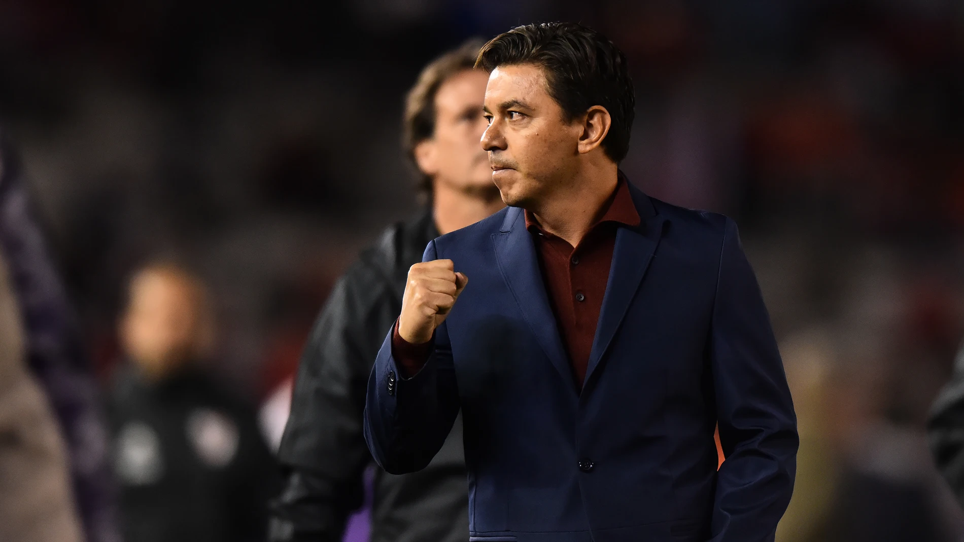 Marcelo Gallardo en un partido de River contra Gimnasia y Esgrima La Plata Marcelo Gallardo en un partido de River contra Gimnasia y Esgrima La Plata