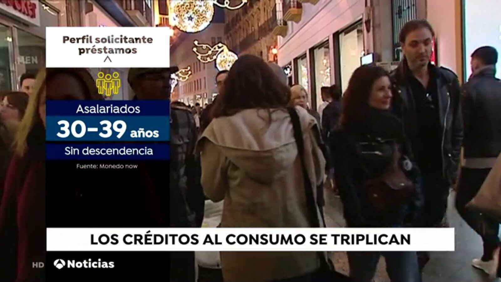 El Banco de España advierte sobre el endeudamiento de las familias en Navidad
