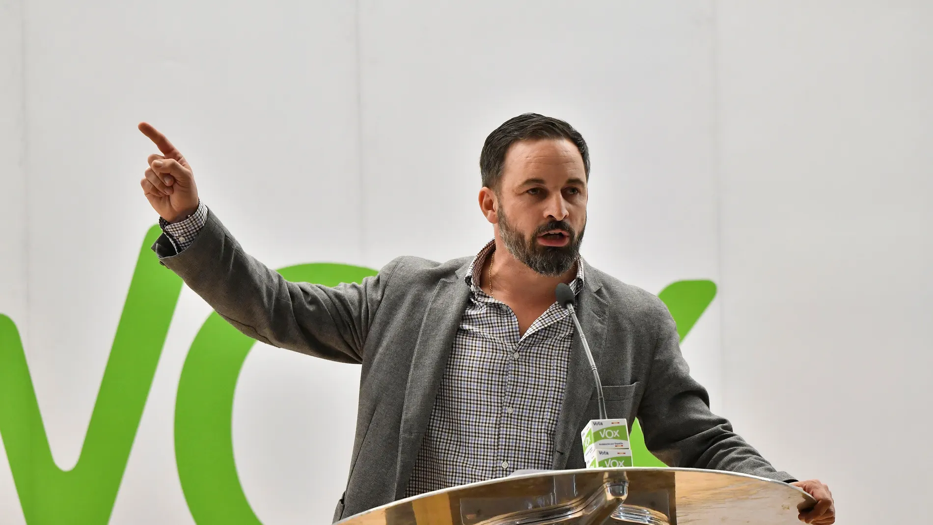 El presidente de VOX, Santiago Abascal El presidente de VOX, Santiago Abascal