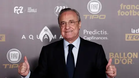 Florentino Pérez en la gala del Balón de Oro Florentino Pérez en la gala del Balón de Oro