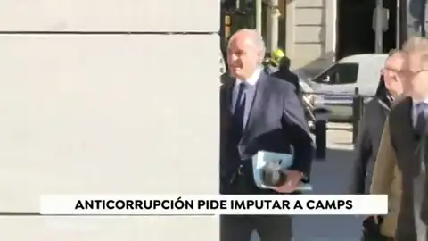 Anticorrupción pide imputar a Camps por contrataciones vinculadas al grupo de Correa Anticorrupción pide imputar a Camps por contrataciones vinculadas al grupo de Correa