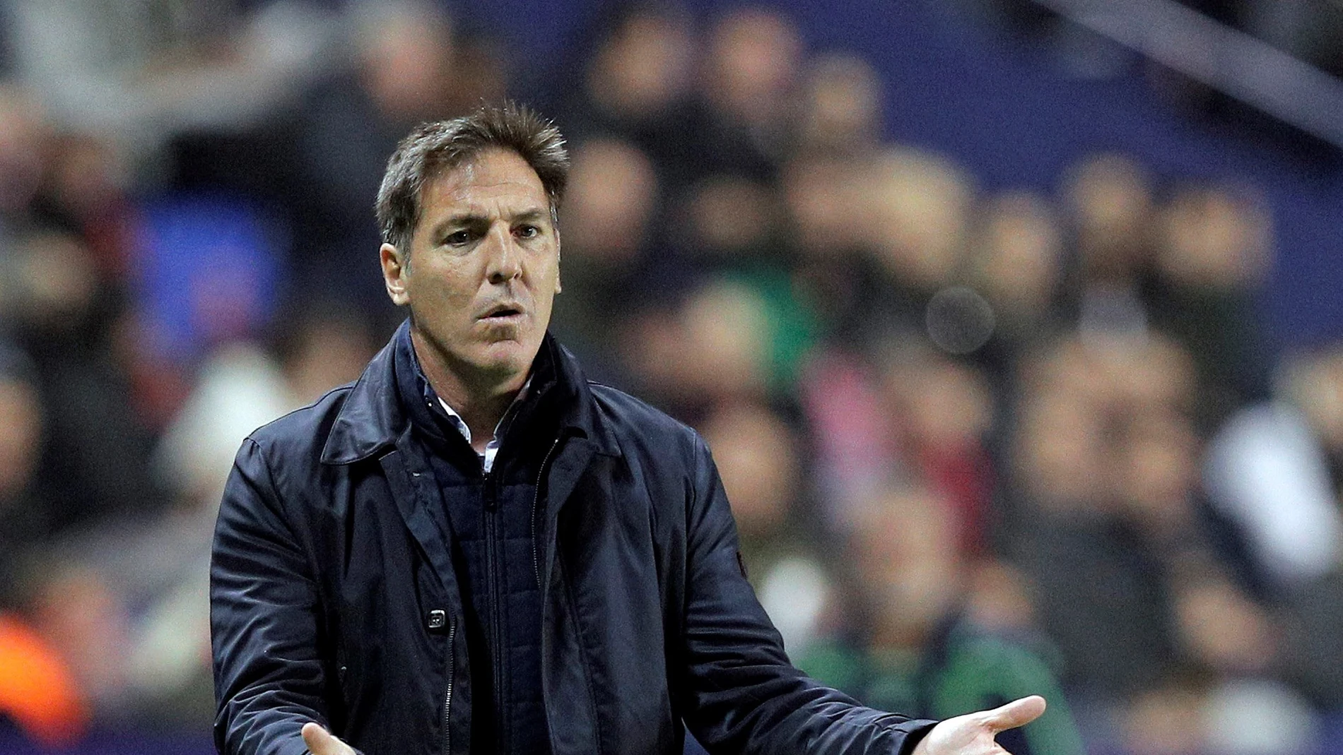 Eduardo Berizzo, durante un encuentro Eduardo Berizzo, durante un encuentro