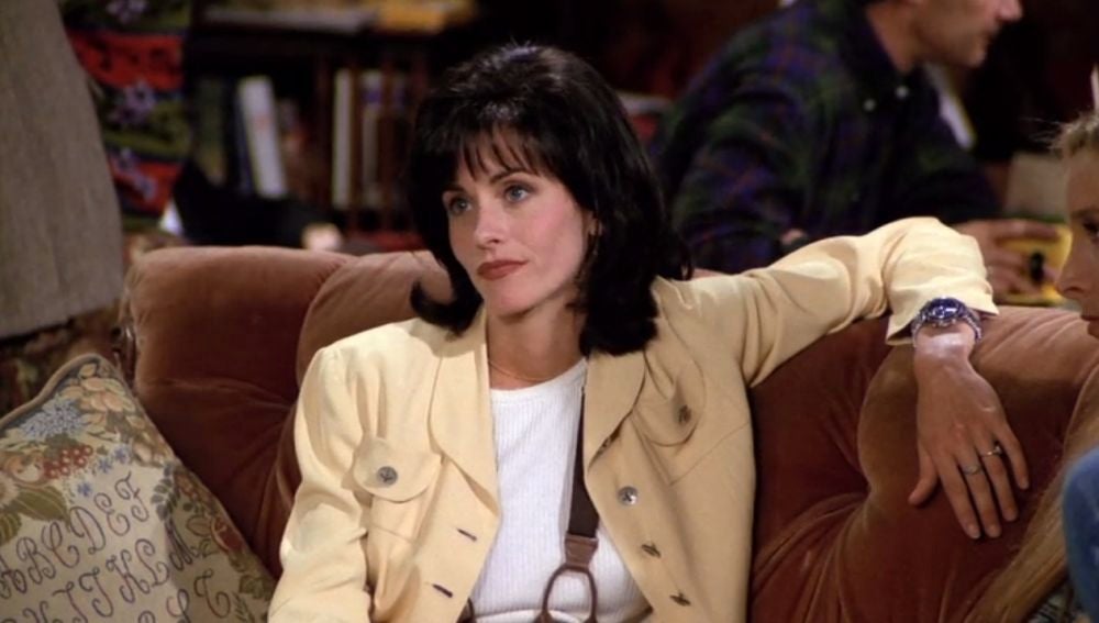 Courteney Cox como M&oacute;nica Geller en 'Friends'