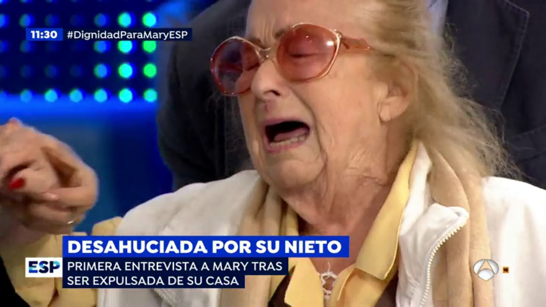 Meri, desahuciada de su propio piso.