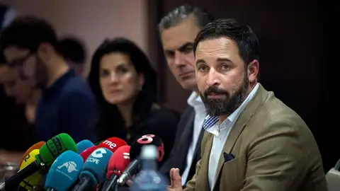 El líder de Vox, Santiago Abascal El líder de Vox, Santiago Abascal