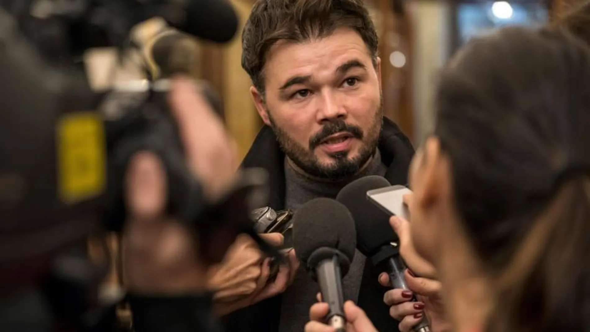 El portavoz de ERC en el Congreso, Gabriel Rufián El portavoz de ERC en el Congreso, Gabriel Rufián