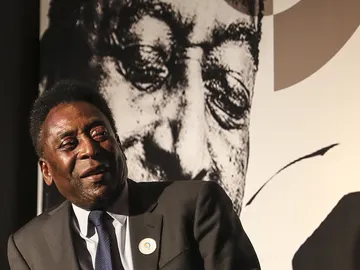 El exfutbolista brasileño Pelé El exfutbolista brasileño Pelé