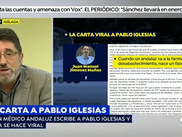 El médico andaluz que ha escrito una carta abierta a Pablo Iglesias. El médico andaluz que ha escrito una carta abierta a Pablo Iglesias.