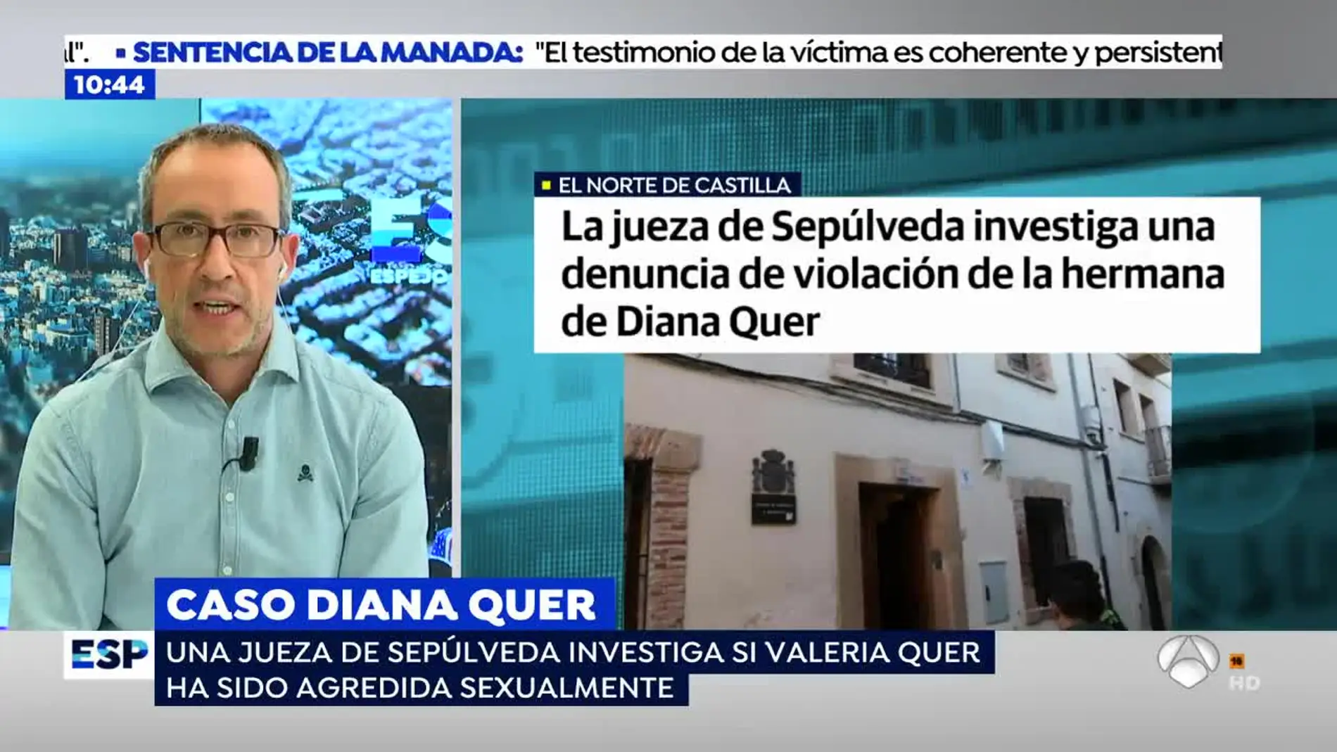 La hermana pequeña de Diana Quer, denuncia por violación.