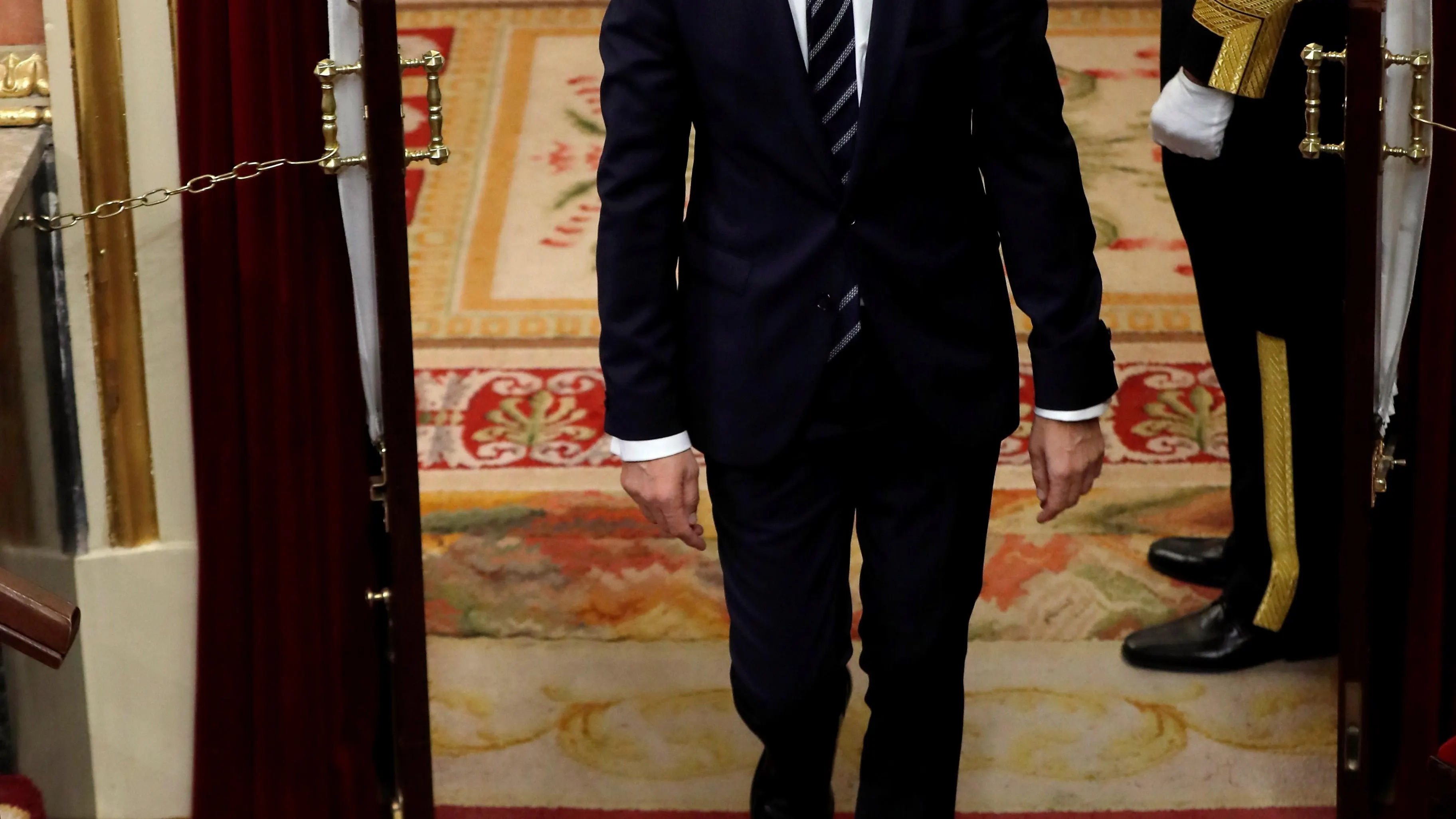 El ministro del Interior Fernando Grande Marlaska, durante el acto de conmemoraci&oacute;n del cuarenta aniversario de la Constituci&oacute;n