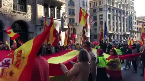 Comienza la movilización para conmemorar el 40 aniversario de la Constitución en Barcelona Comienza la movilización para conmemorar el 40 aniversario de la Constitución en Barcelona
