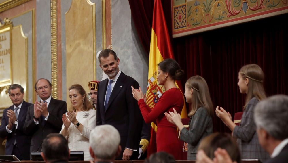 El Rey Felipe VI, en el Congreso de los Diputados